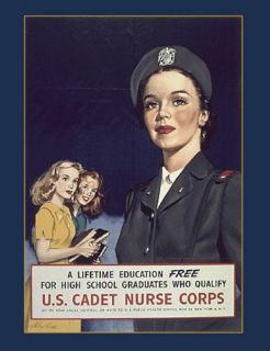 WWII US Military Nurse Corps Lifetime Education War