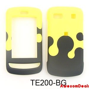 Cell Phone Cover Case for LG Xenon GR500 Milk Drop Yellow Black