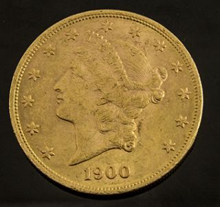 Up for auction is a 1900 Liberty Head Double Eagle $20 Gold Coin.