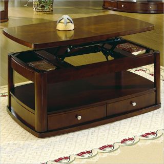 Homelegance Cherry Lift Top Rectangle Coffee Table [143614]