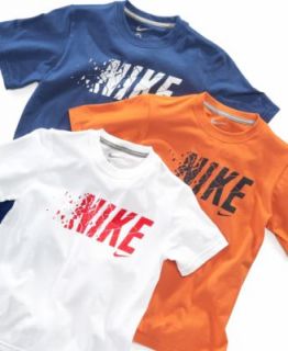Nike Action Kids T Shirt, Boys Swoosh Drip Tee   Kids Boys 8 20   