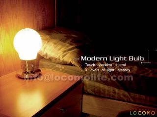 Touch Activated Sensitive Bulb Table Desk Lamp Light