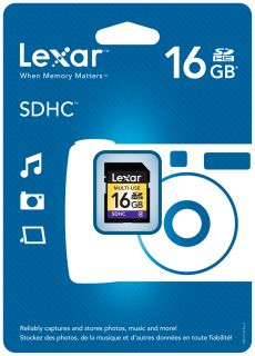 Lexar 16GB SDHC Digital Camera Flash Memory Card New
