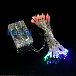 Operated Multicolor 30 LED Fairy Lights Lamp Clear Xmas Lights