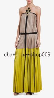 BCBG Max Azria Lilyan Strapless Color Blocked Dress