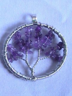 Beautiful Amethyst Tree of Life Pendant can really light up your day