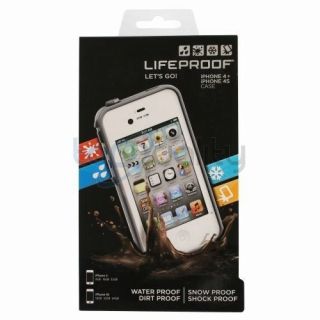 Lifeproof iPhone 4 4S Case Cover Life Proof 2nd Gen White New in