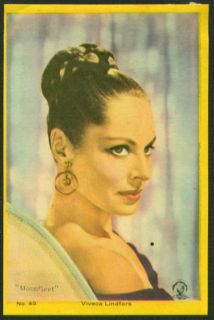 Viveca Lindfors Color Movie Star Picture Argentina 1959
