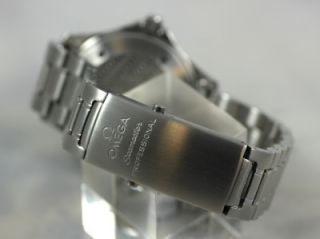 Omega Seamaster Automatic Chronometer Black Dial on Bracelet James