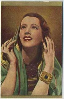 Lily Pons Vintage 1936 Danmarks Film Stars Trading Card 4