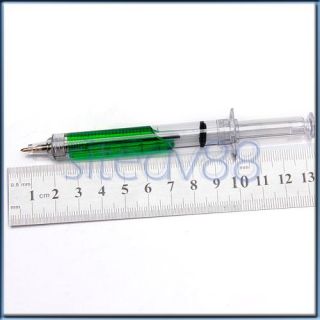 4X Novelty Liquid Syringe Ballpoint Pen Doctor Nurse