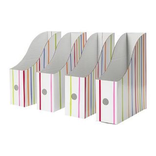 IKEA Lingo Magazine File Storage Organizer Holder Box