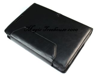 Leather Keyboard Portfolio Stand Case Cover for Asus Transformer TF300