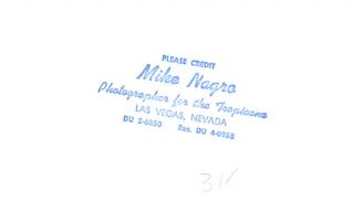 Photograph is by Mike Nagro, Las Vegas, with his five line rubberstamp