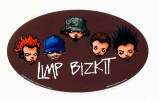 Limp Bizkit Vinyl Bumper Skate Deck Window Sticker 7x4