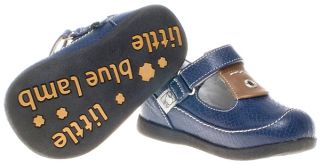 Little Blue Lamb Boys Kids Toddler Childrens Infant Leather Shoes Tan