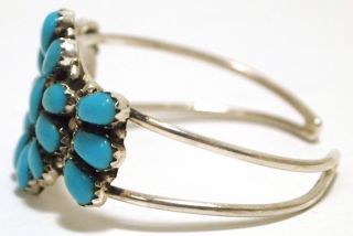 Turquoise Sterling Silver Baby Cuff Bracelet Lisa Williams