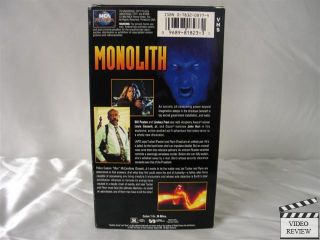 Monolith VHS Bill Paxton Lindsay Frost John Hurt 096898182331