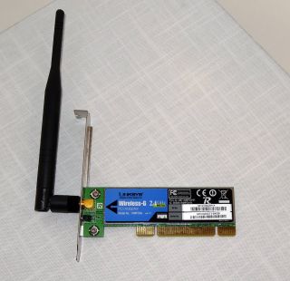 Linksys Wireless G Broadband Router WRT54G V5 and PCI Adapter WMP54G