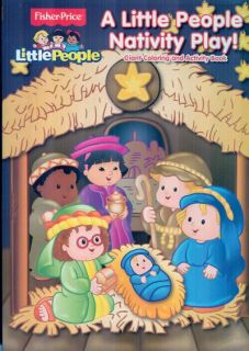 Fisher Price Little People Nativity Play Kids Christmas Coloring