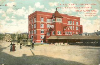 IA Cedar Rapids Railway Depot Offices 1909 R40335