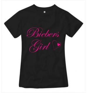 Ladies Justin Bieber Biebers Girl T Shirt Top JB 62