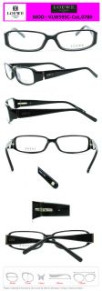 EyezoneCo Loewe Eyeglasses VLW595C Col 0700 Black Color Acetate Frames