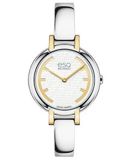 ESQ Movado Watch, Womens Swiss Contempo Two Tone Stainless Steel
