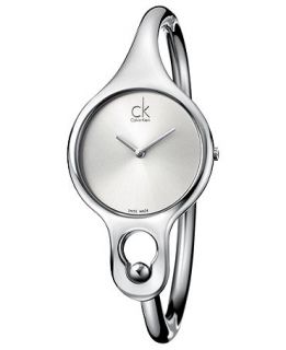 ck Calvin Klein Watch, Womens Swiss Air Stainless Steel Bangle