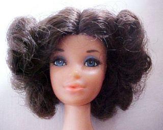 Vintage Barbie Walk Lively Brunette Miss America