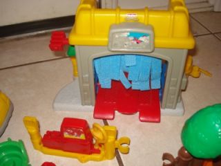 Fisher Price Little People Car Wash Cars Figures Animals 50 PC Lot