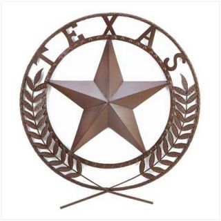 Texas Star Lone Star State Cowboy Hanging Wall Plaque Room Decor