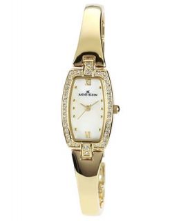 AK Anne Klein Watch, Womens Gold tone Bangle Bracelet 15mm 10