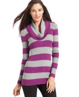MICHAEL Michael Kors Sweater, Long Sleeve Cable Knit Cowl Neck