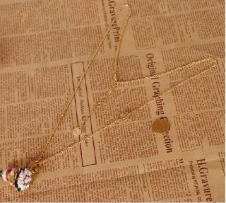 Women Girl Gold Plated Simple Long Necklace Chain 80cm