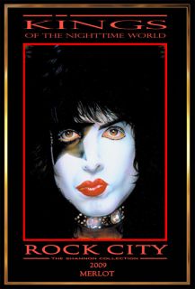 Kiss Paul Stanley Rock City Collectable Bottles RARE Empty