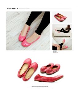 New Womens Shoes Ballet Flats Loafers Comfort Cute Enamel Multi