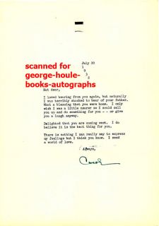 Carole Lombard Autograph Letter William Powell Clark Gable Died at 33