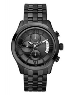 GUESS Watch, Mens Chronograph Bold Contemporary Black Ion Plated