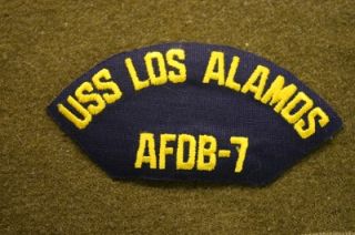 5224 Navy SHIP Cap Patch Tab USS Los Alamos