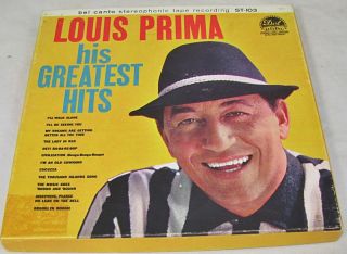 Louis Prima His Greatest Hits Reel to Reel Tape Bel CANTO St 103