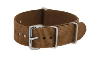 20mm Solid NATO Watch Band Strap Fits Timex Weekender