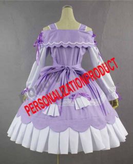 Southern Belle Gothic Lolita Lavender Cosplay Knee Length Dress