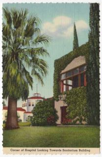 Linen Postcard The Loma Linda Sanitarium & Hospital, California