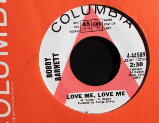 Billy Barnett Love Me Love Me The End of The Lyin Columbia 4 44589 WL