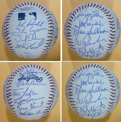 1986 Autographed Signed Boston Red Sox Team Baseball w 23 Signatures
