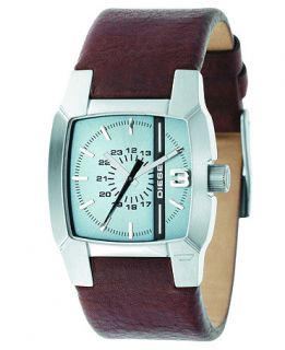 Diesel Watch, Brown Leather Strap 40mm DZ1123   All Watches   Jewelry