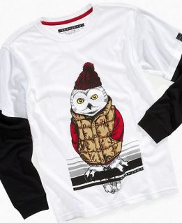 Sean John Kids T Shirt, Boys Owl Slider Tee   Kids Boys 8 20