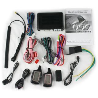 Two Way Car Alarm Engine Starter Automatically Open Close Windows