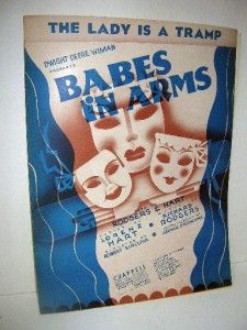 Lady Is A Tramp Sheet Music from Babes in Arms 1937